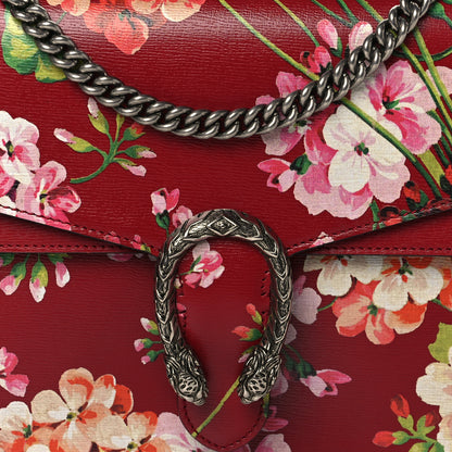 Gucci Calfskin Blooms Print Medium Dionysus Shoulder Bag Romantic Cherry Multicolor 7 of 9