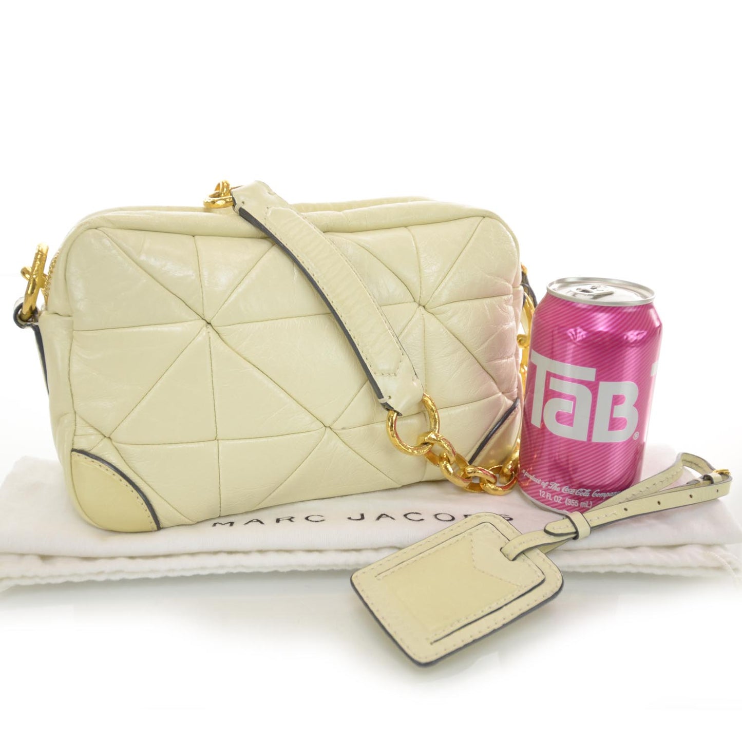 Leather Patchwork Raquel Ivory