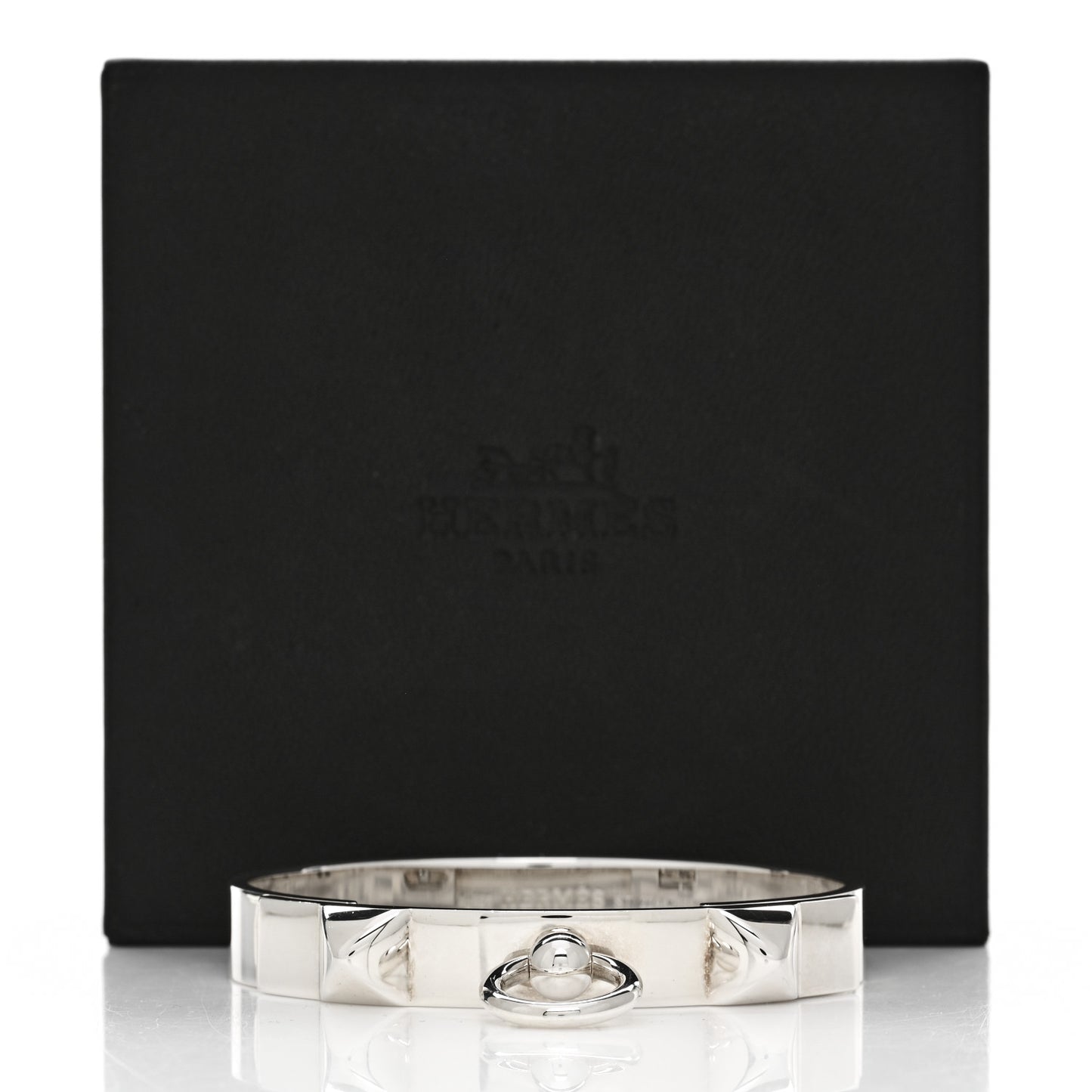 Sterling Silver PM Collier De Chien Bracelet ST