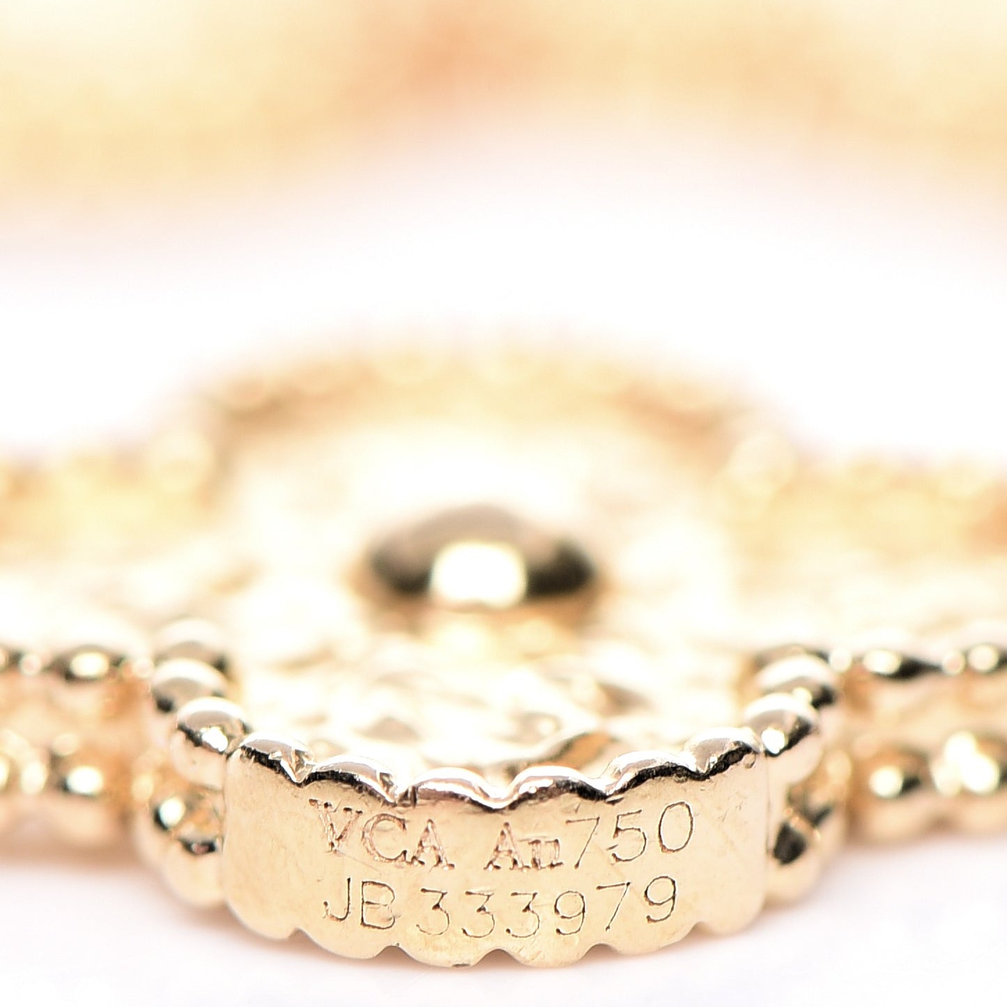18K Yellow Gold 5 Motifs Vintage Alhambra Bracelet