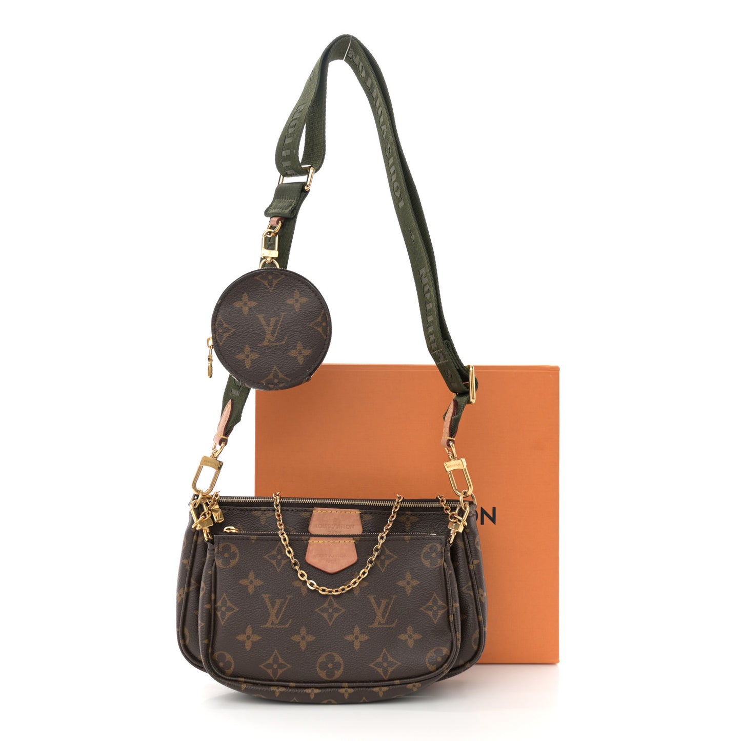 Monogram Multi Pochette Accessories Kaki