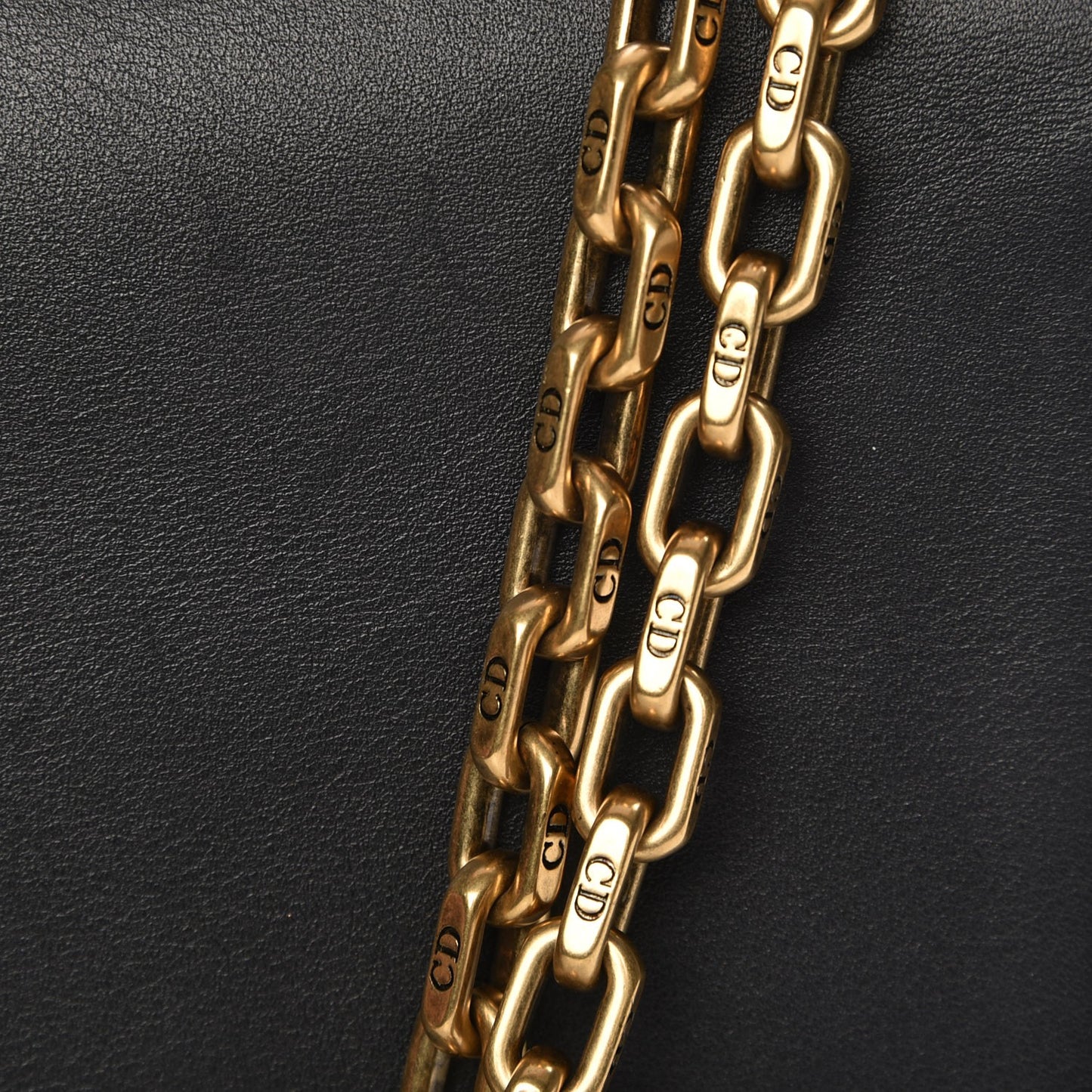 Calfskin J'Adior Chain Flap Bag Black