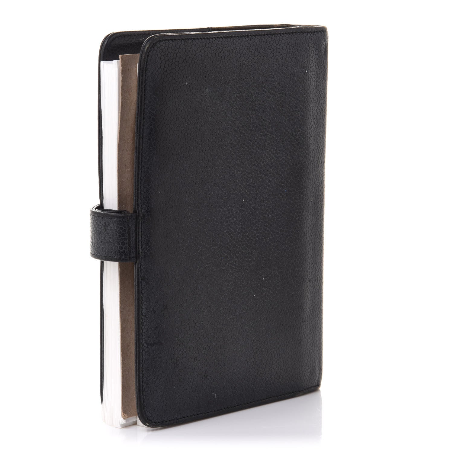 Chanel Caviar Timeless CC Ring Agenda Planner Black 3 of 8