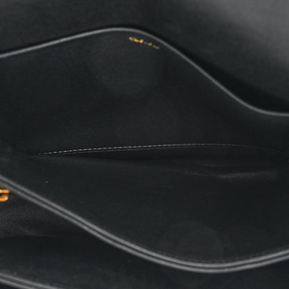 Celine Shiny Calfskin Medium Triomphe Black 7 of 12