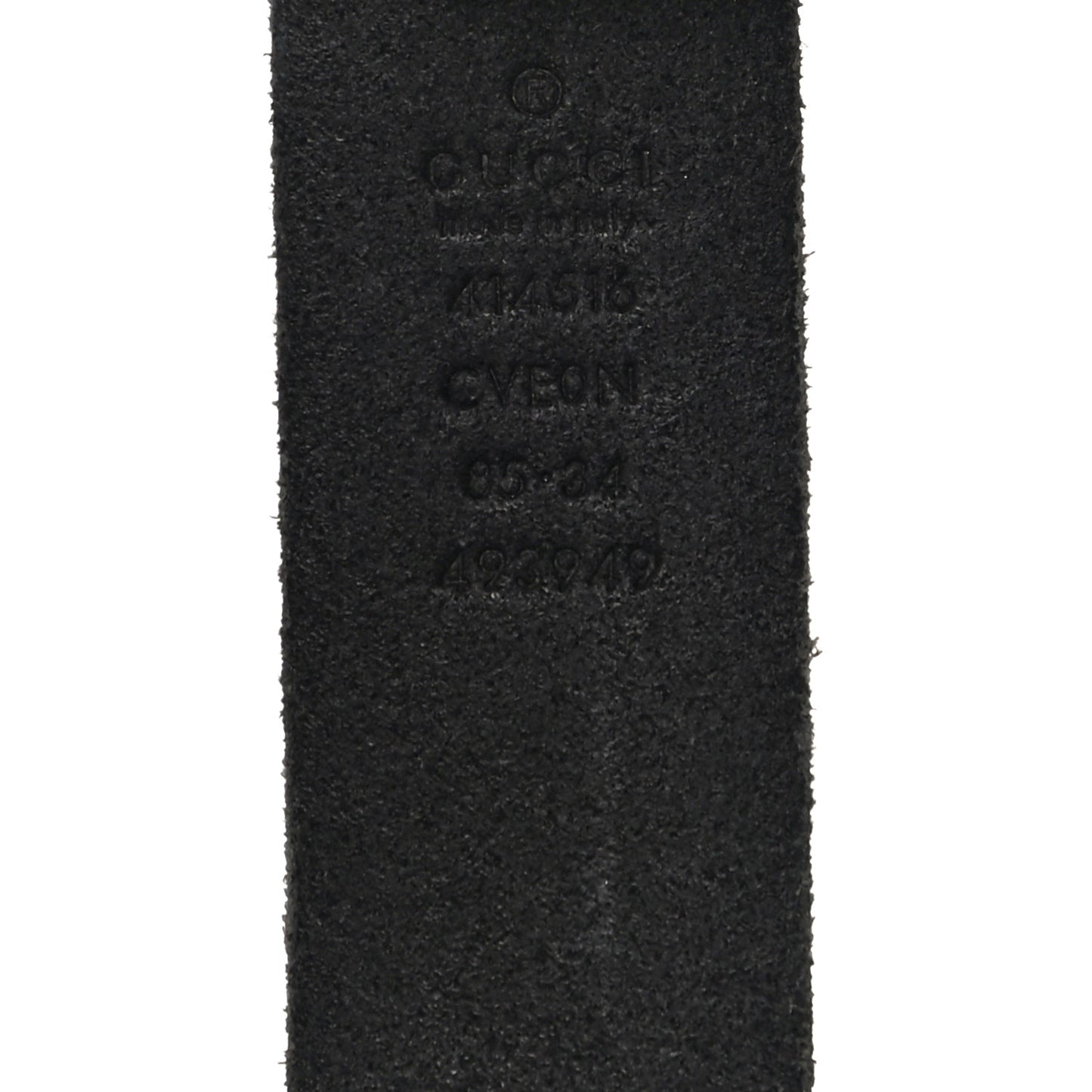Faded Calfskin Double G 30mm Belt 85 34 Black