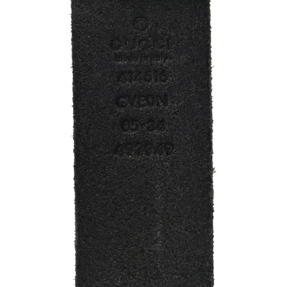 Gucci Faded Calfskin Double G 30mm Belt 85 34 Black 4 of 11