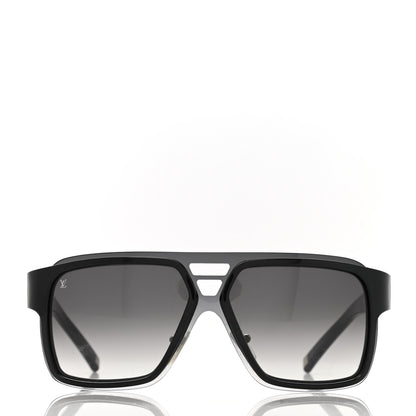 Louis Vuitton Acetate Enigme GM Sunglasses Z0361U Black 2 of 8