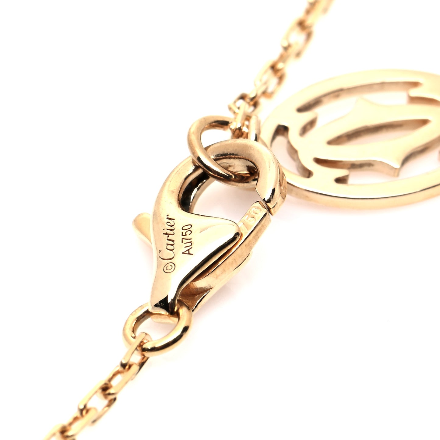 18K Yellow Gold Diamond SM D'Amour Pendant Necklace