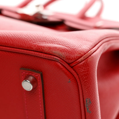 Hermes Epsom Birkin 35 Rouge Garance 15 of 15
