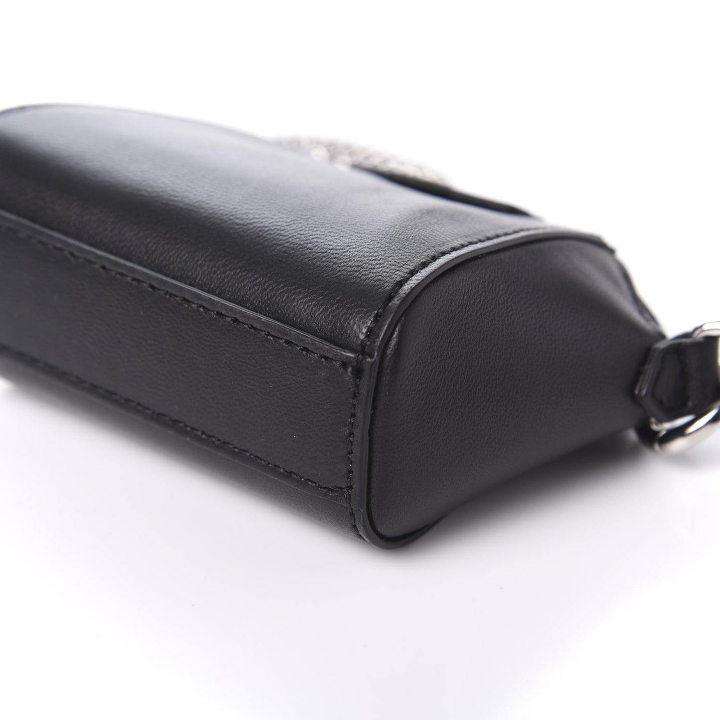 Lambskin Baby Antigona with Chain Black