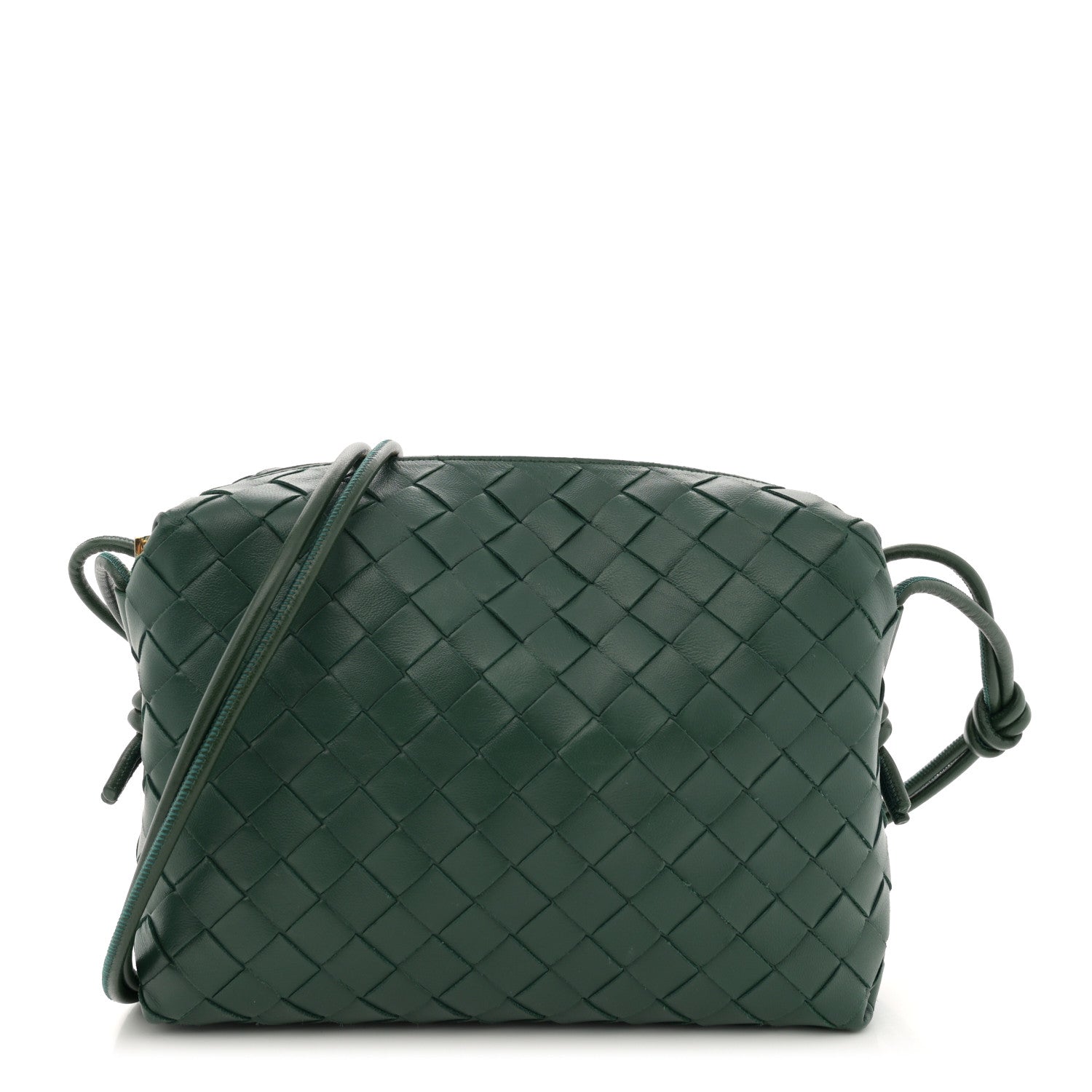 Bottega Veneta Nappa Intrecciato Small Loop Camera Bag Raintree 1 of 11