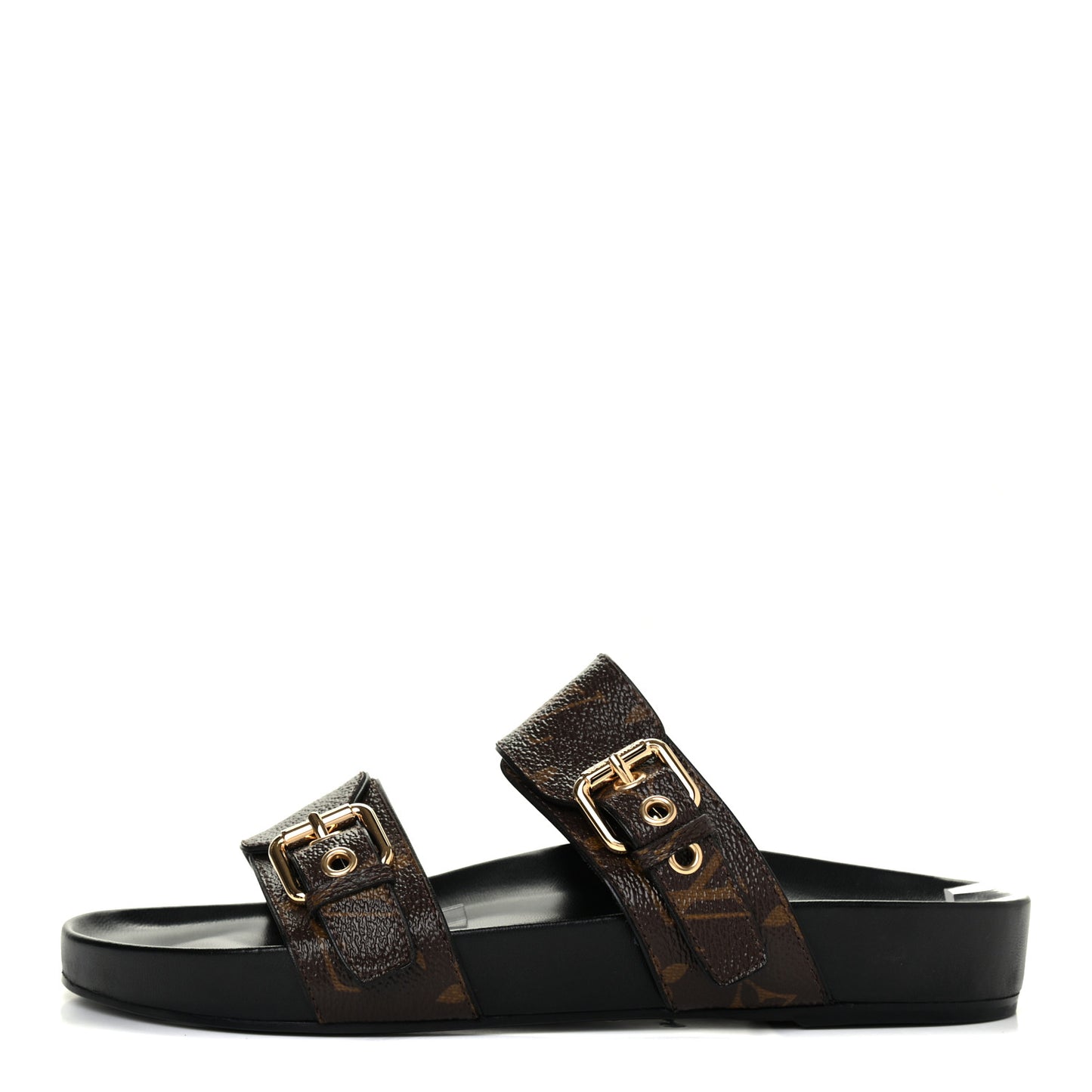 Monogram Bom Dia Mule Sandals 39 Black