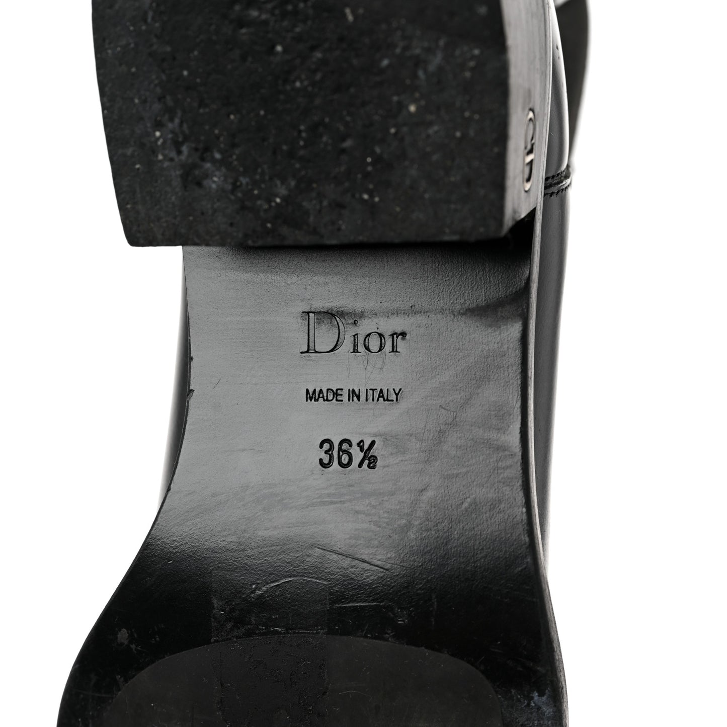 Glazed Calfskin Crystal Tomboy Ankle Boots 36.5 Black