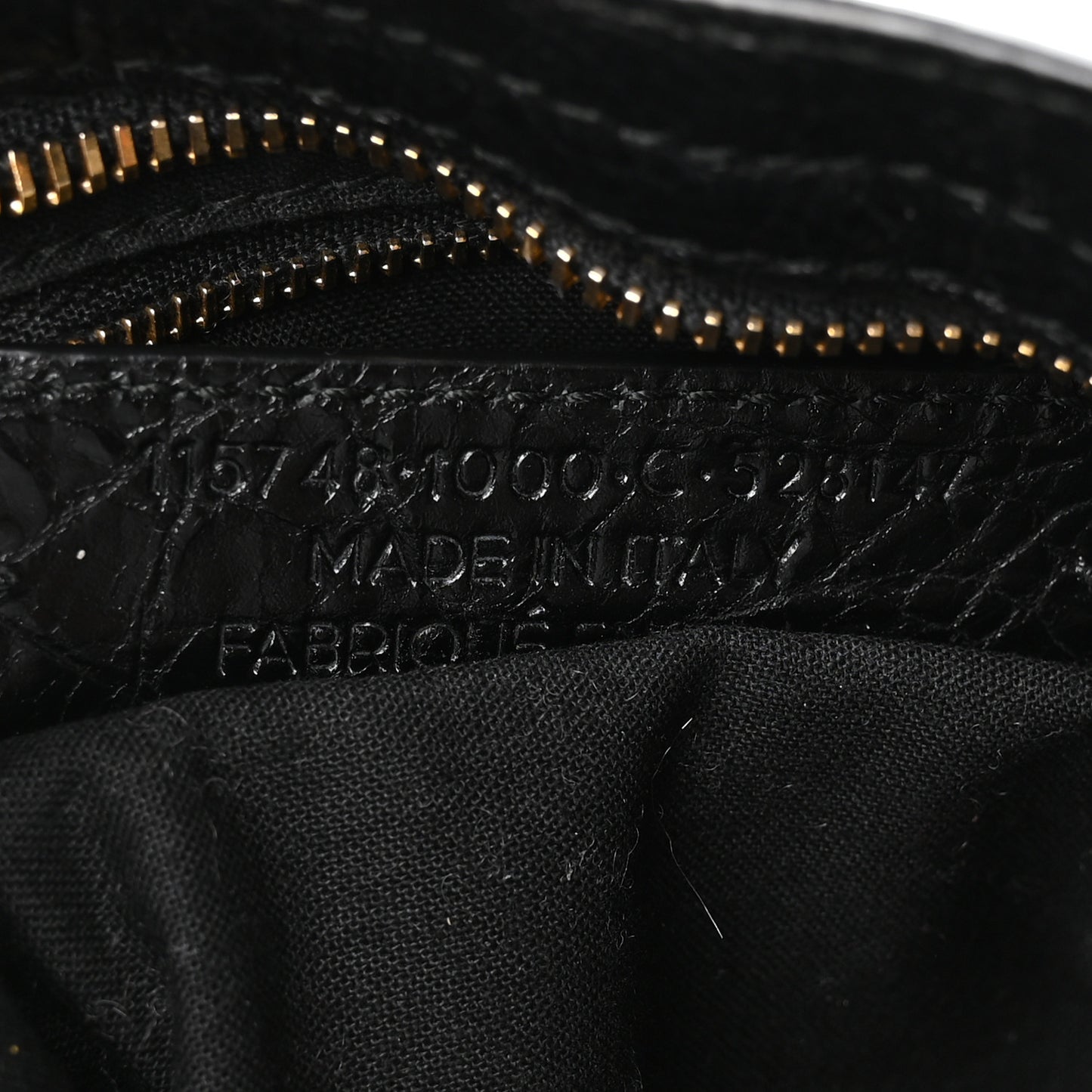 Agneau Classic Gold Hardware City Black