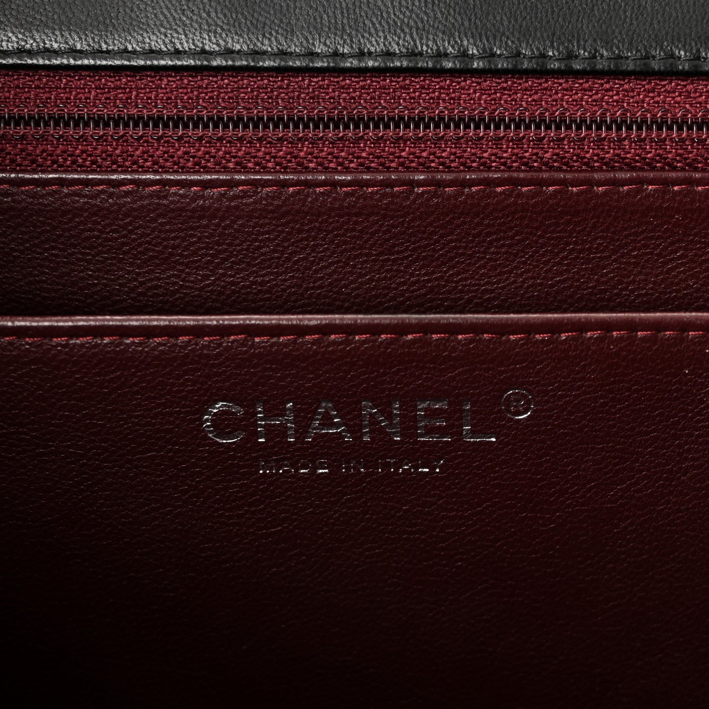 Lambskin Quilted Maxi Single Flap Black