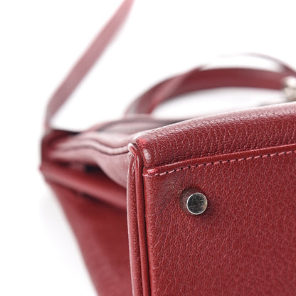 Hermes Chevre De Coromandel Kelly Retourne 32 Rouge H 34 of 42