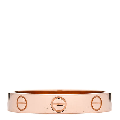 Cartier 18K Pink Gold 3.5mm LOVE Wedding Band Ring 56 7.5 3 of 4