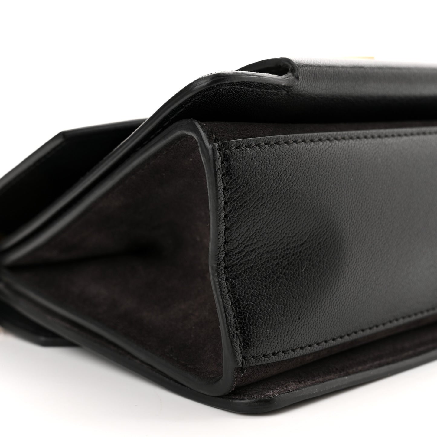 Goatskin Suede Small GV3 Shoulder Bag Black