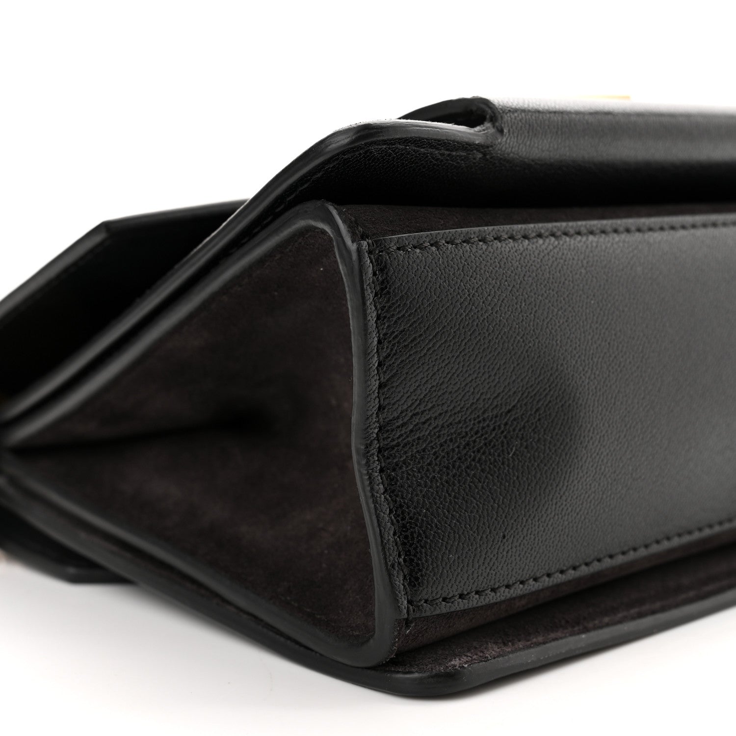 Givenchy Goatskin Suede Small GV3 Shoulder Bag Black 8 of 9