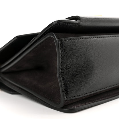 Givenchy Goatskin Suede Small GV3 Shoulder Bag Black 8 of 9
