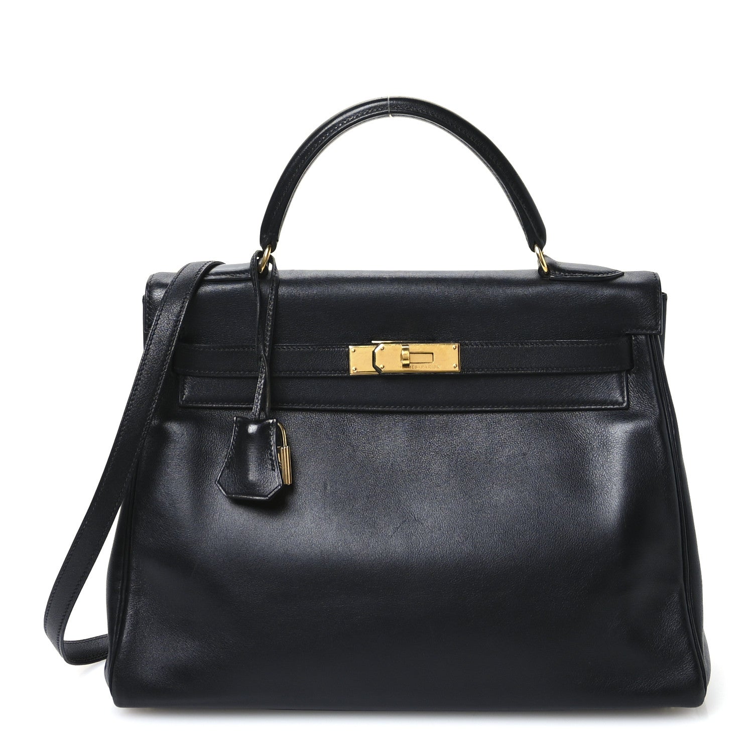 Hermes Gulliver Kelly Retourne 32 Black 1 of 11