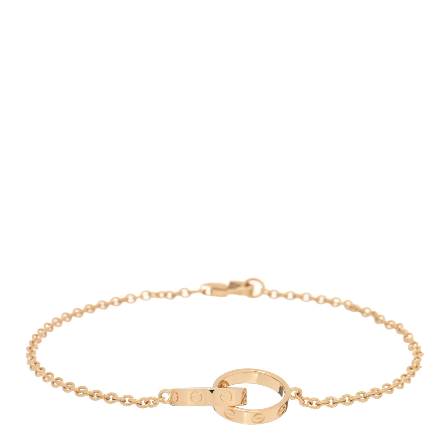 18K Yellow Gold Interlocking LOVE Bracelet