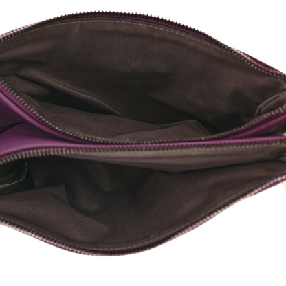 Bottega Veneta Nappa Intrecciato Double Zip Clutch Wallet Corot 5 of 8