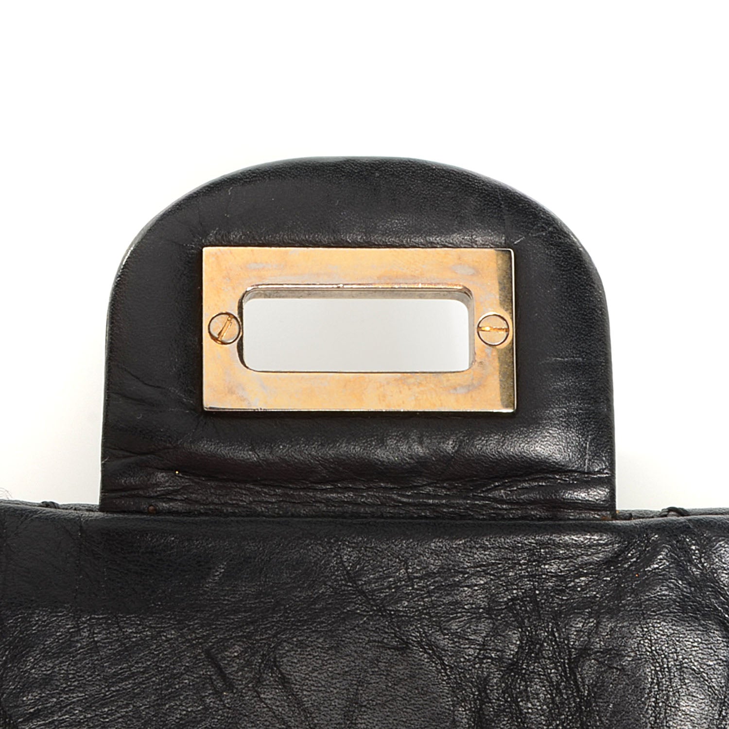 Chanel Aged Calfskin 50th Anniversary 2.55 Reissue 225 Flap Black 7 of 10