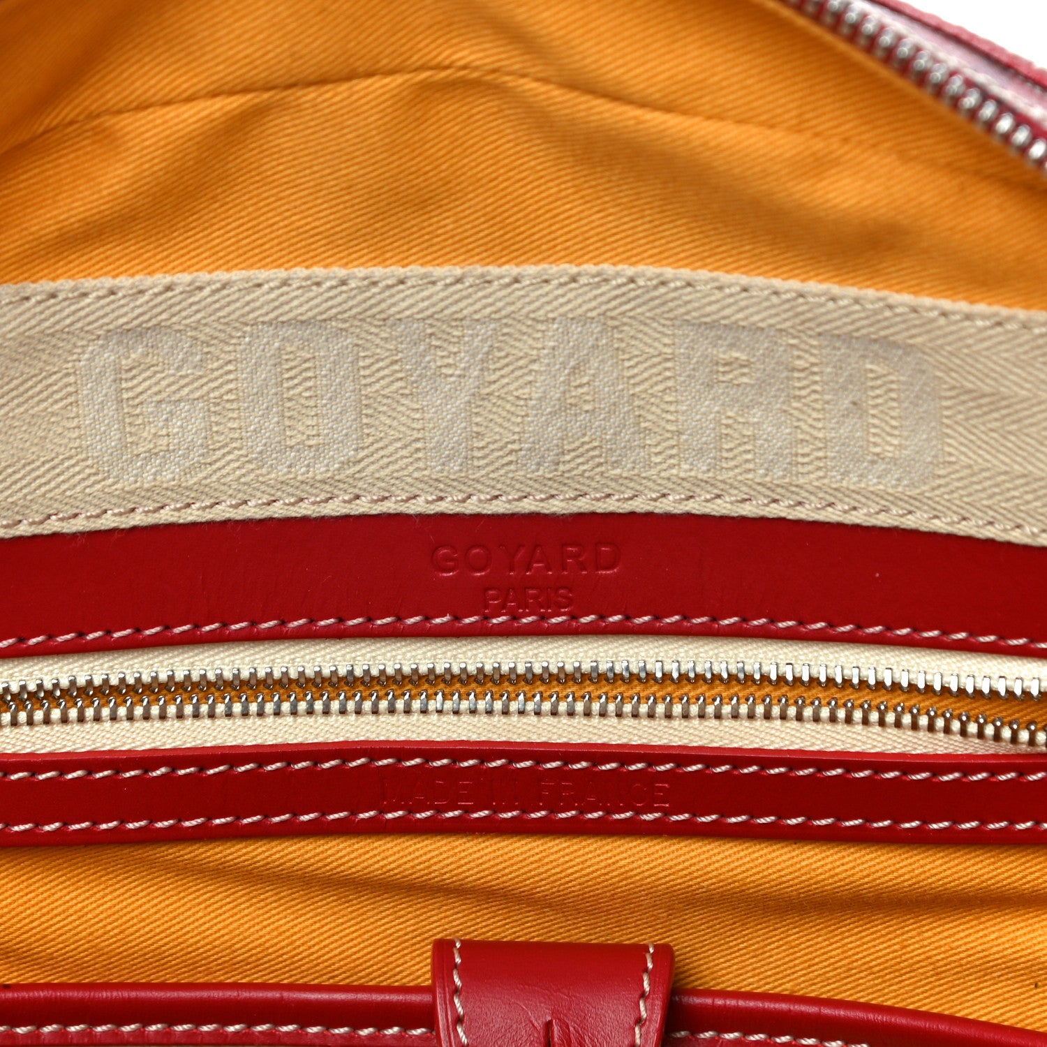 Goyard Saint St. Jeanne MM Red 6 of 10