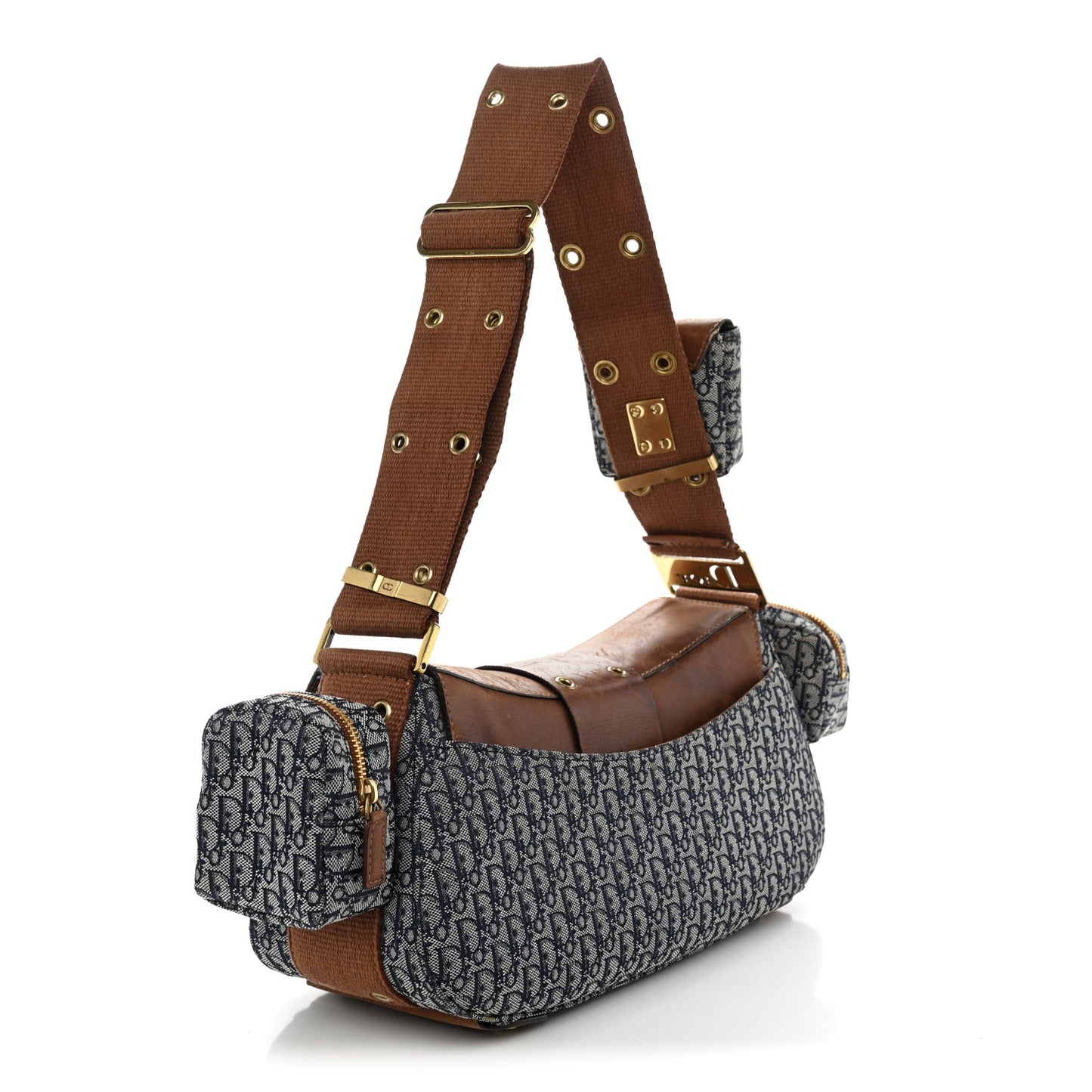 Calfskin Monogram Street Chic Columbus Blue