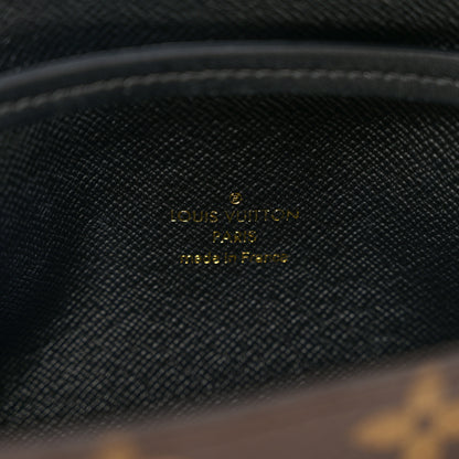 Louis Vuitton Monogram Triangle Chain Wallet Black 7 of 10