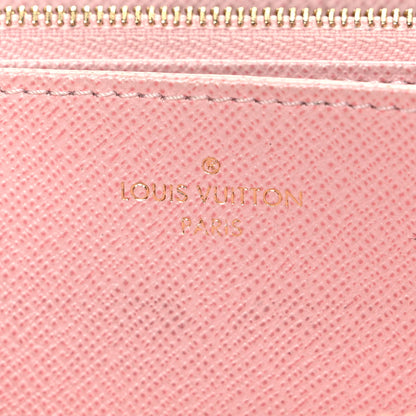 Louis Vuitton Damier Azur Zippy Wallet Rose Ballerine 6 of 8