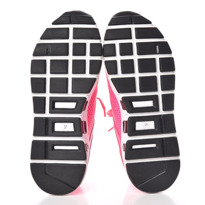Gucci Calfskin Sneakers 37 Neon Pink 7 of 13