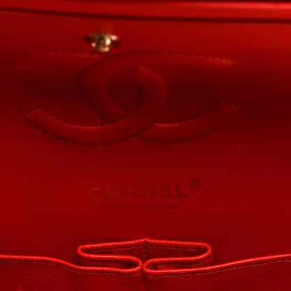 Chanel Caviar Quilted Medium Double Flap Red 6 of 11