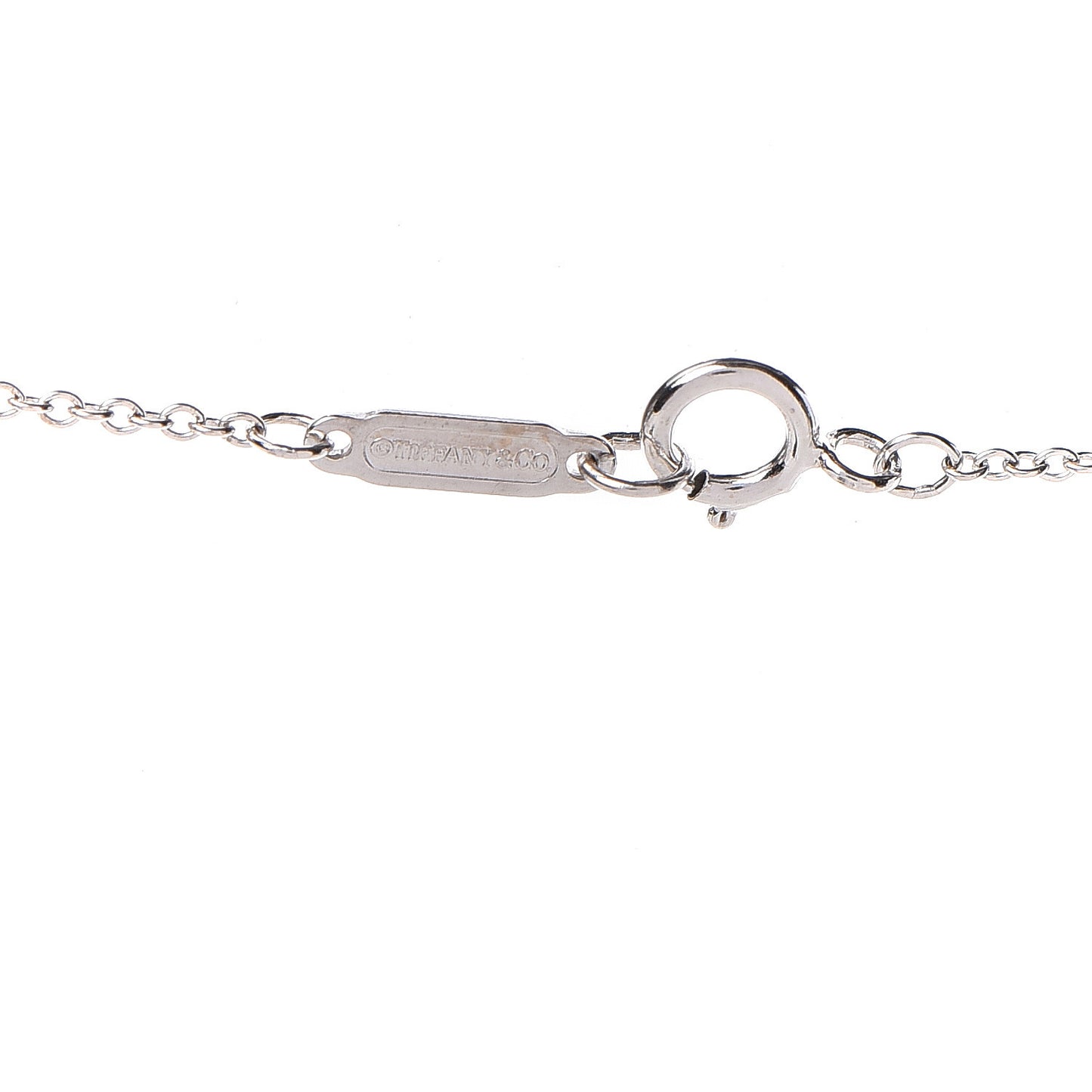 18K White Gold Diamond Mini Fleur De Lis Key Pendant