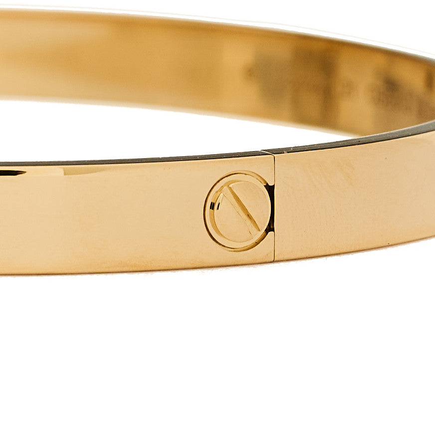 18K Yellow Gold LOVE Bracelet 21