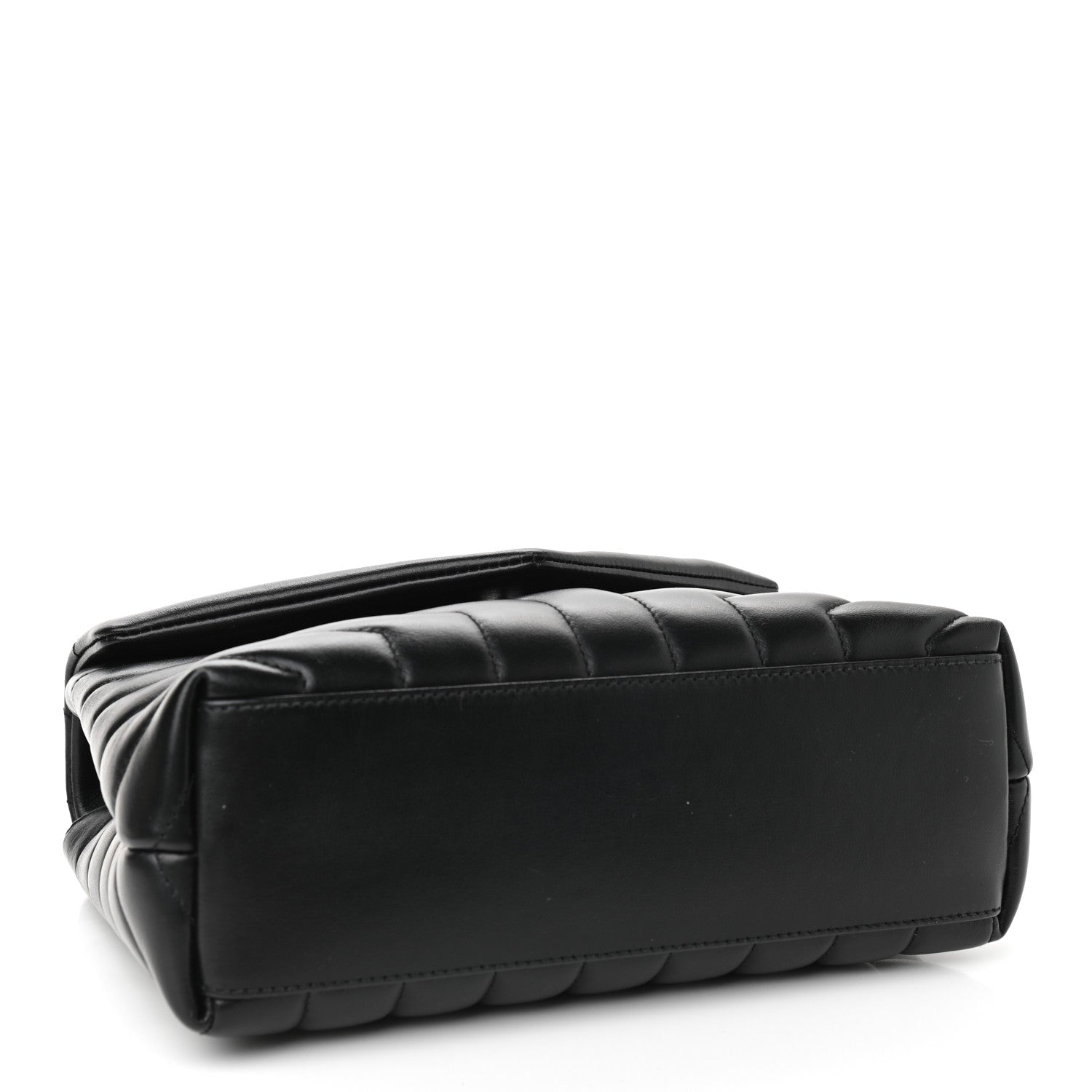 Saint Laurent Calfskin Y Quilted Monogram Small Loulou Chain Satchel Black 4 of 10