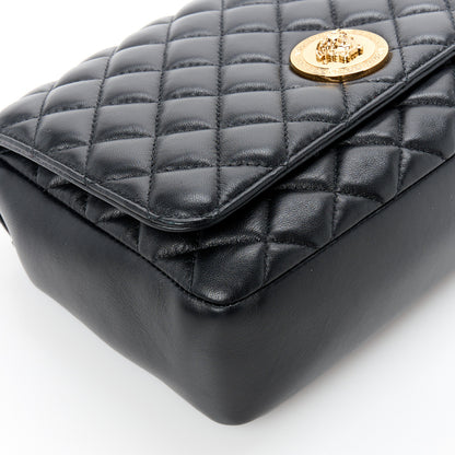 Versace Nappa Quilted La Medusa Chain Crossbody Black 10 of 11