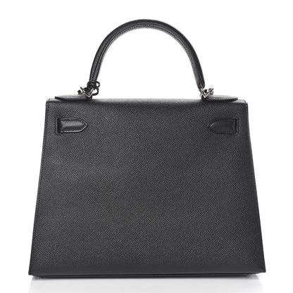 Hermes Epsom Kelly Sellier 28 Black 4 of 34