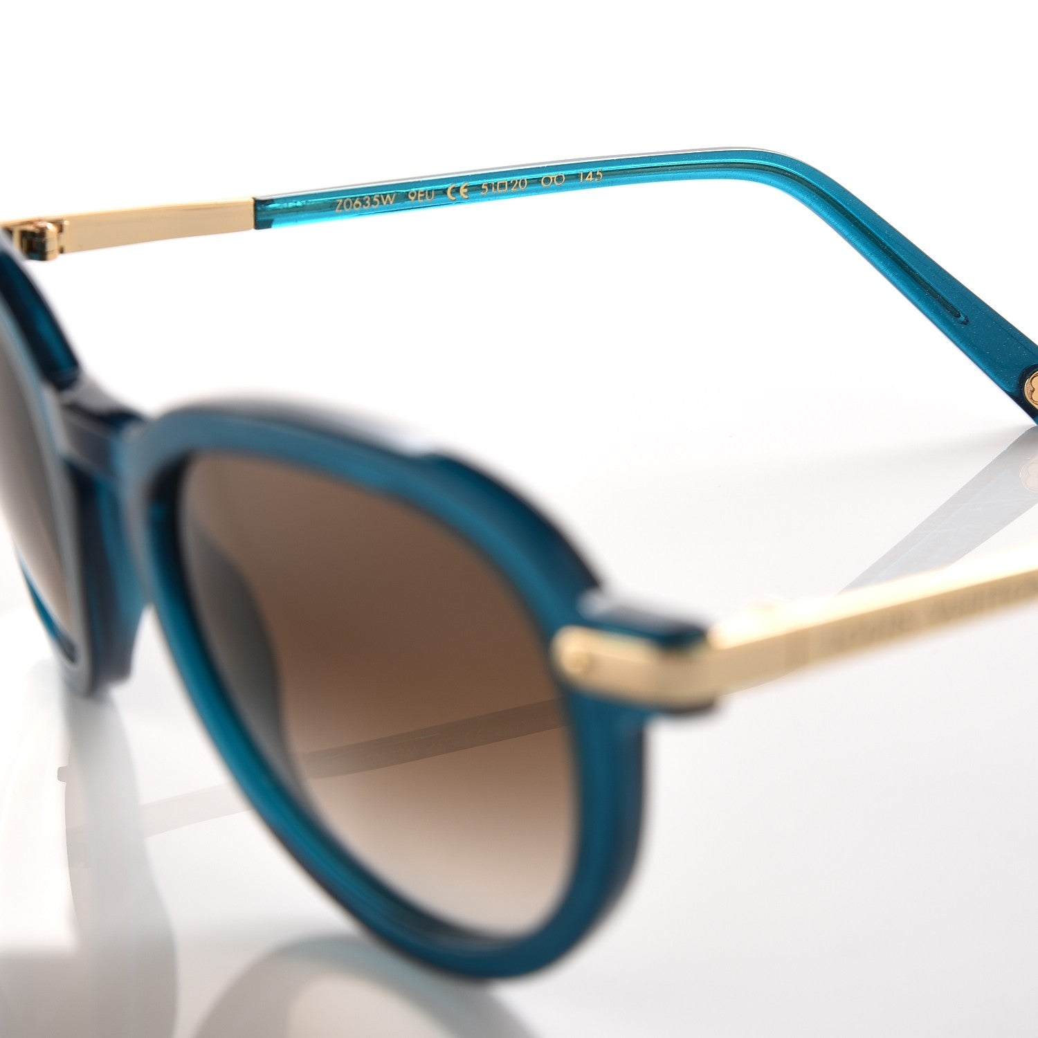 Louis Vuitton Glitter Berry Sunglasses Z0635W Petrole Blue 6 of 7