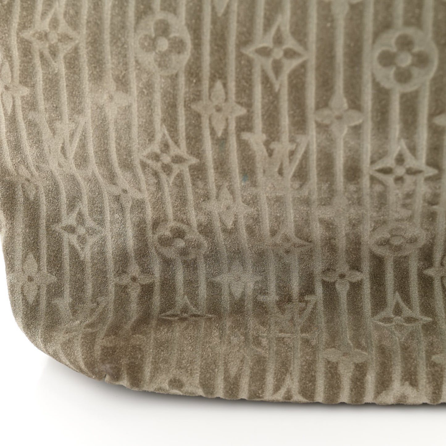 Suede Snakeskin Monogram Embossed Whisper PM Jade