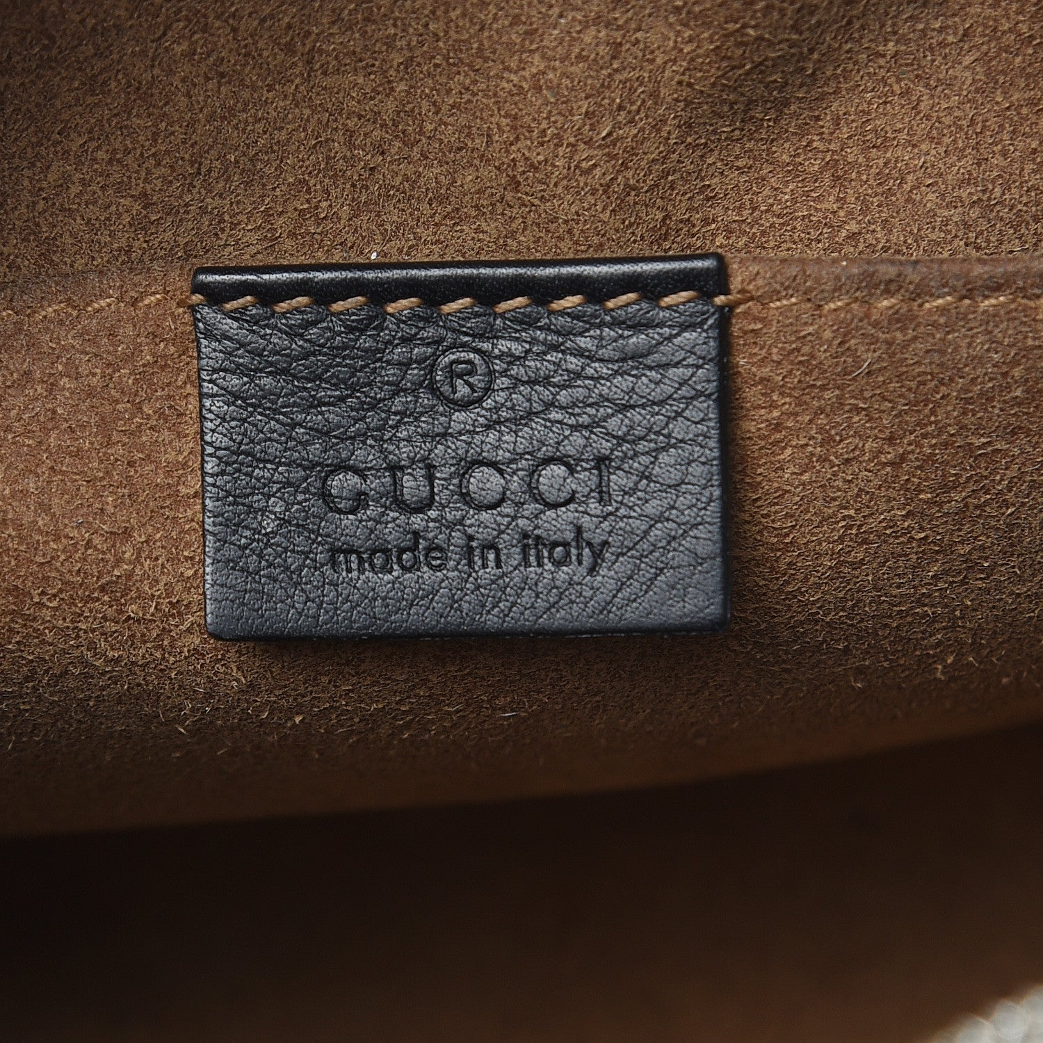 Gucci GG Supreme Monogram Arabesque Mini Chain Shoulder Bag Beige Black 6 of 13