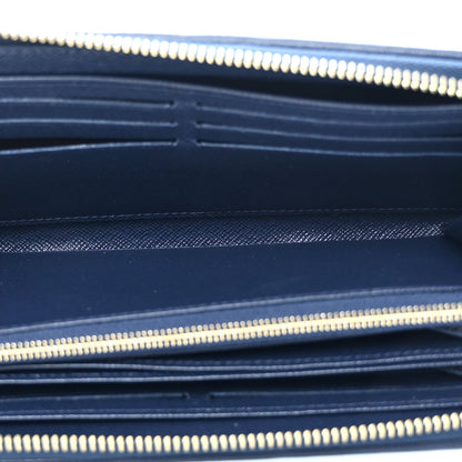 Louis Vuitton Hollographic Monoglam Zippy Wallet Blue 5 of 8