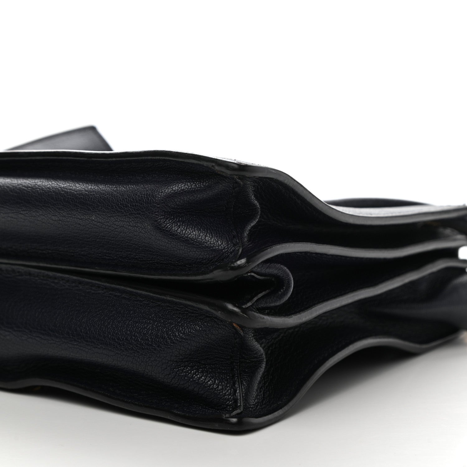 Miu Miu Goatskin Madras Tote Black 10 of 10
