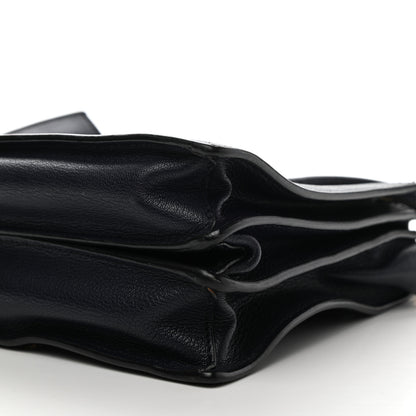Miu Miu Goatskin Madras Tote Black 10 of 10