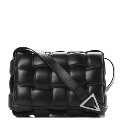 Bottega Veneta Nappa Maxi Intreccio Padded Cassette Crossbody Bag Black 1 of 10