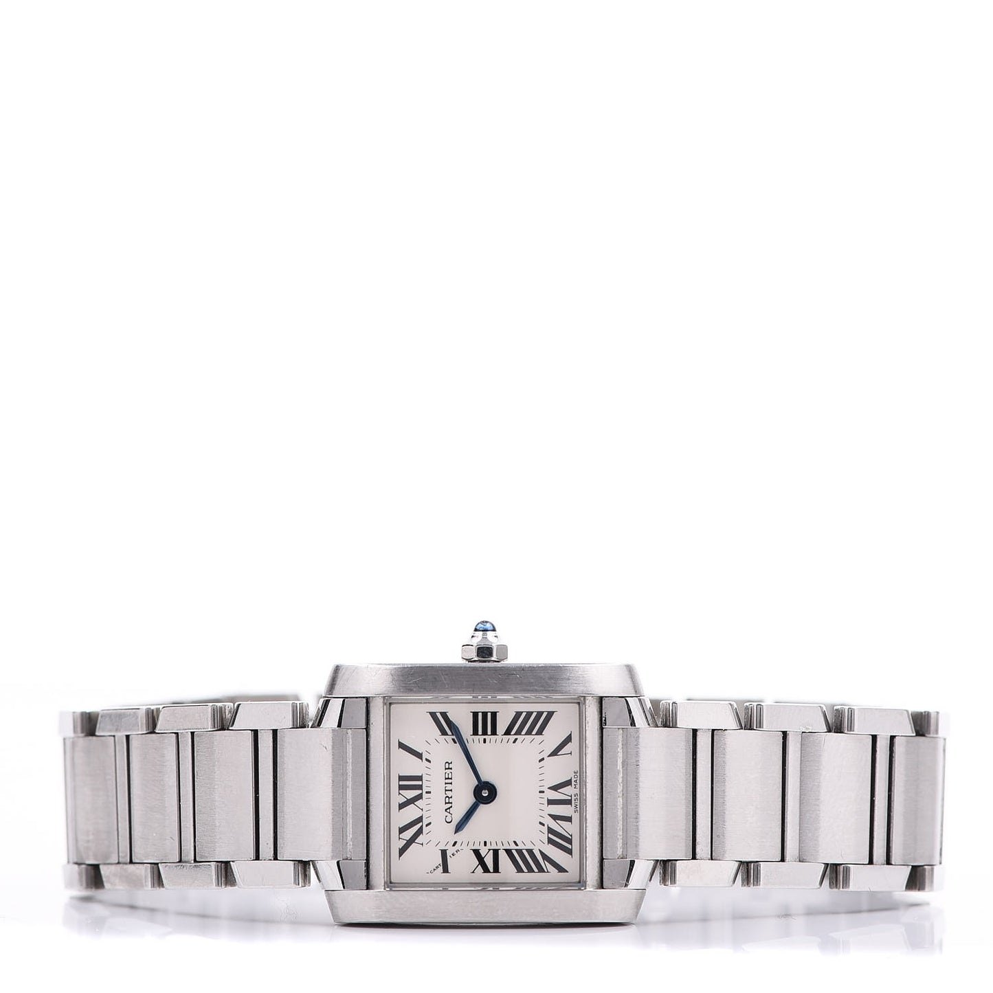 Stainless Steel 20mm Tank Francaise Quartz Watch