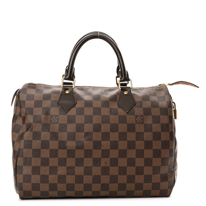 Louis Vuitton Damier Ebene Speedy 30 1 of 14