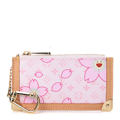 Louis Vuitton Monogram Cherry Blossom Key Pouch Pink 1 of 7
