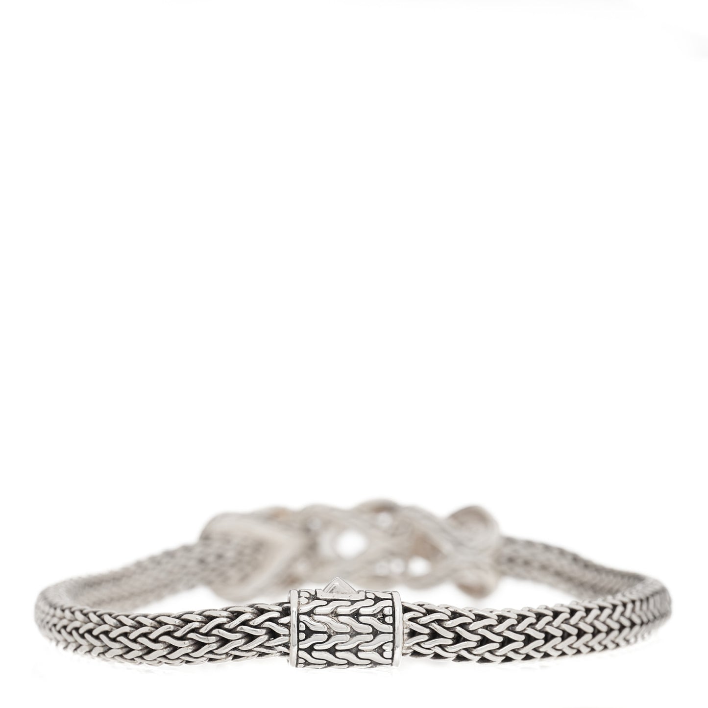 Sterling Silver Black Sapphire 5mm Asli Classic Chain Station Bracelet